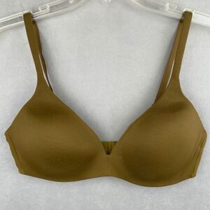 Victoria's Secret Body by Victoria IPEX Wireless Bra 36C Olive Green Earthy 2006